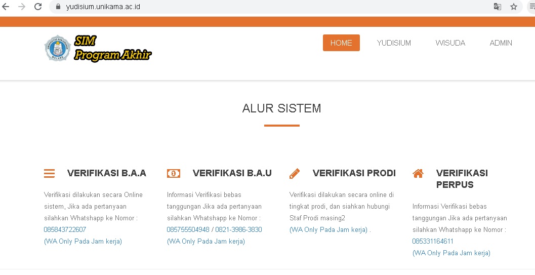 Pendaftaran Yudisium Program Studi Teknik Informatika